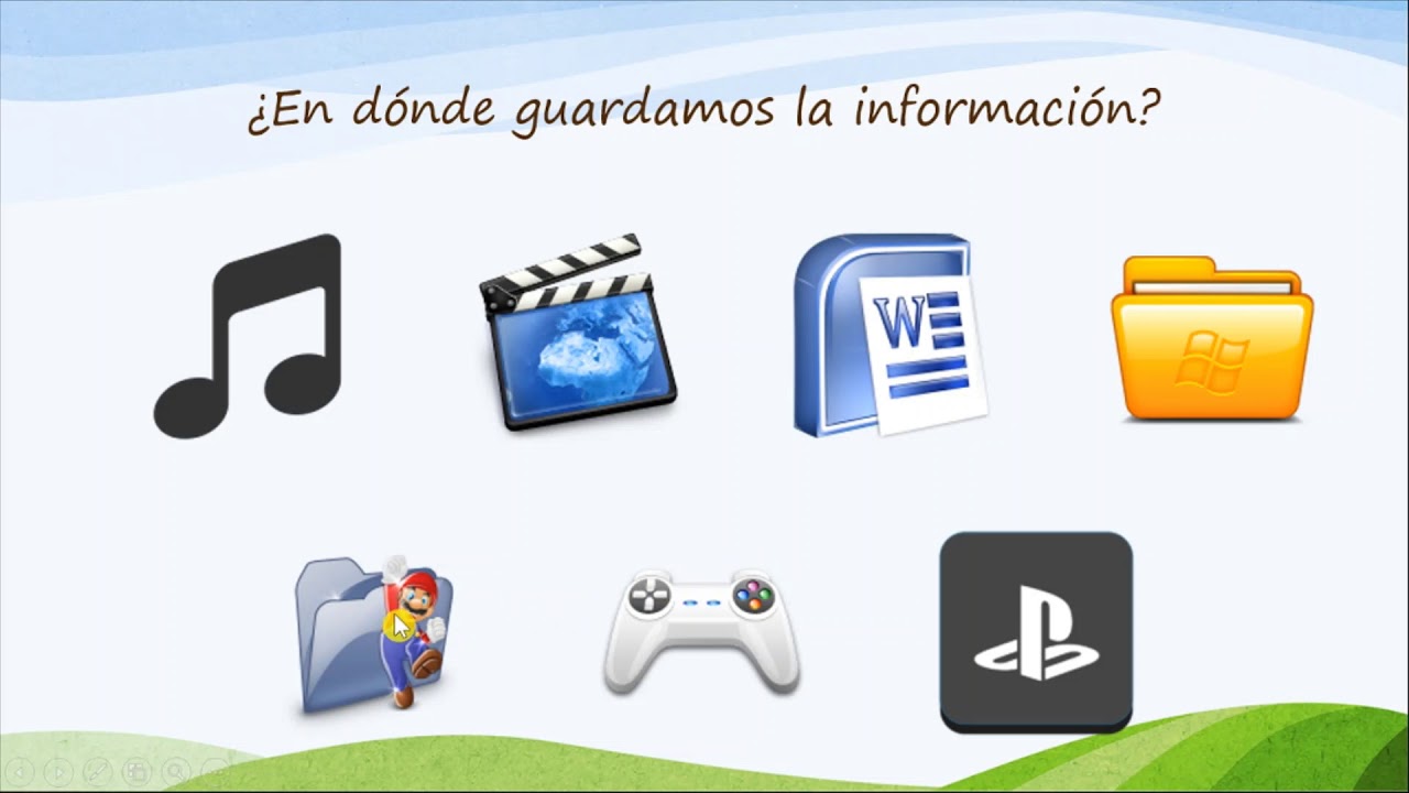 La USB y CD para niños