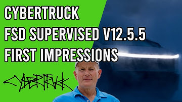 Cybertruck FSD Supervised v12.5.5 with End 2 End Highway - First Impressions