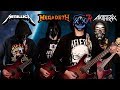 BIG 4 GUITAR BATTLE. Metallica vs Megadeth vs Slayer vs Anthrax