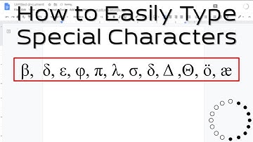 How to Easily Type Special Characters