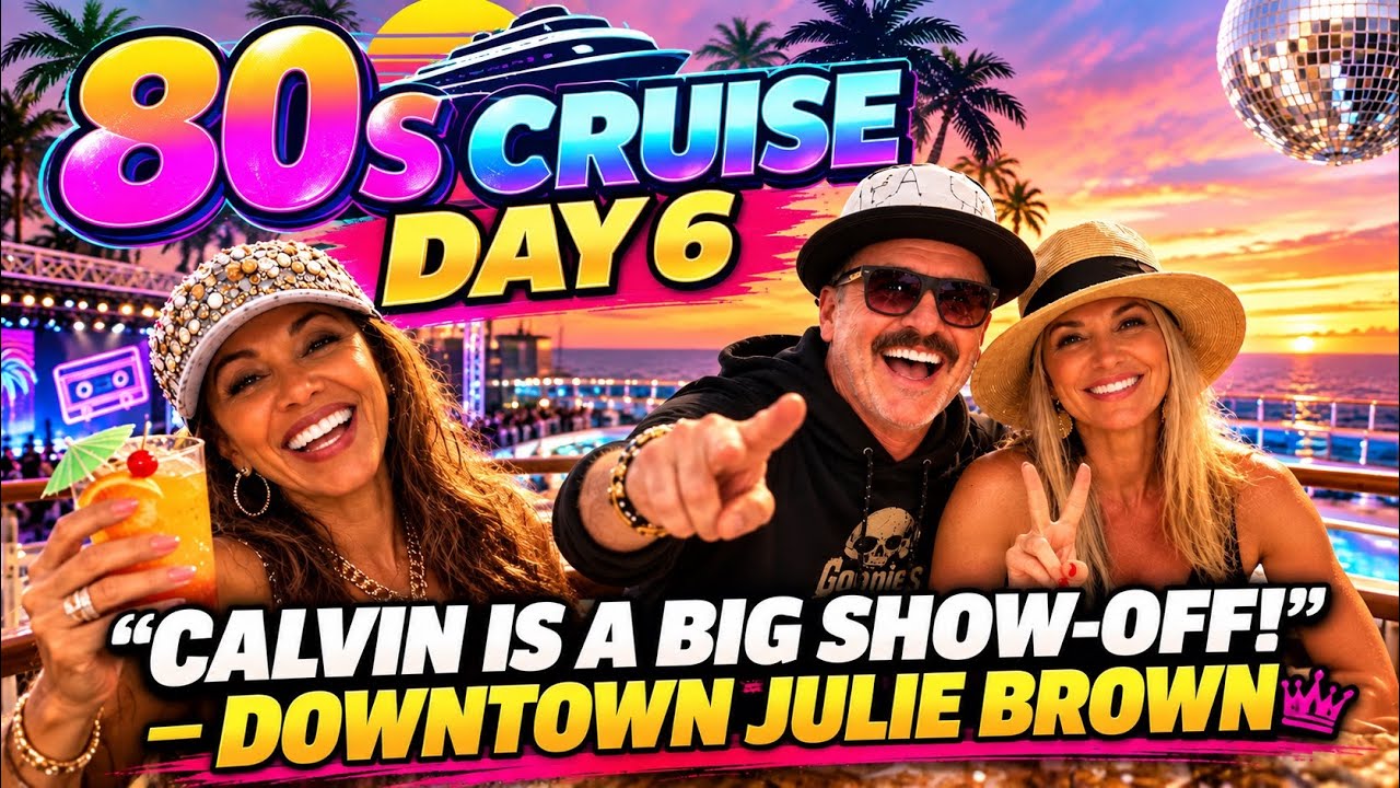 Downtown Julie Brown Called Me a SHOW-OFF | 80s Cruise Day 6 - YouTube