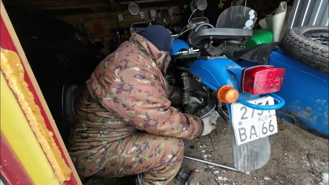 Мотоцикл Урал, февральский драйв: максималка и переворот, замена муфты ...