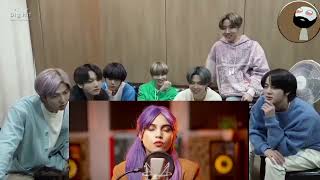 BTS reaction to Miley Cyrus- Flowers | cover by aish @wild4hunters147