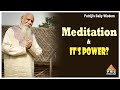 Meditation  its power  patrijis daily wisdom  pmc english