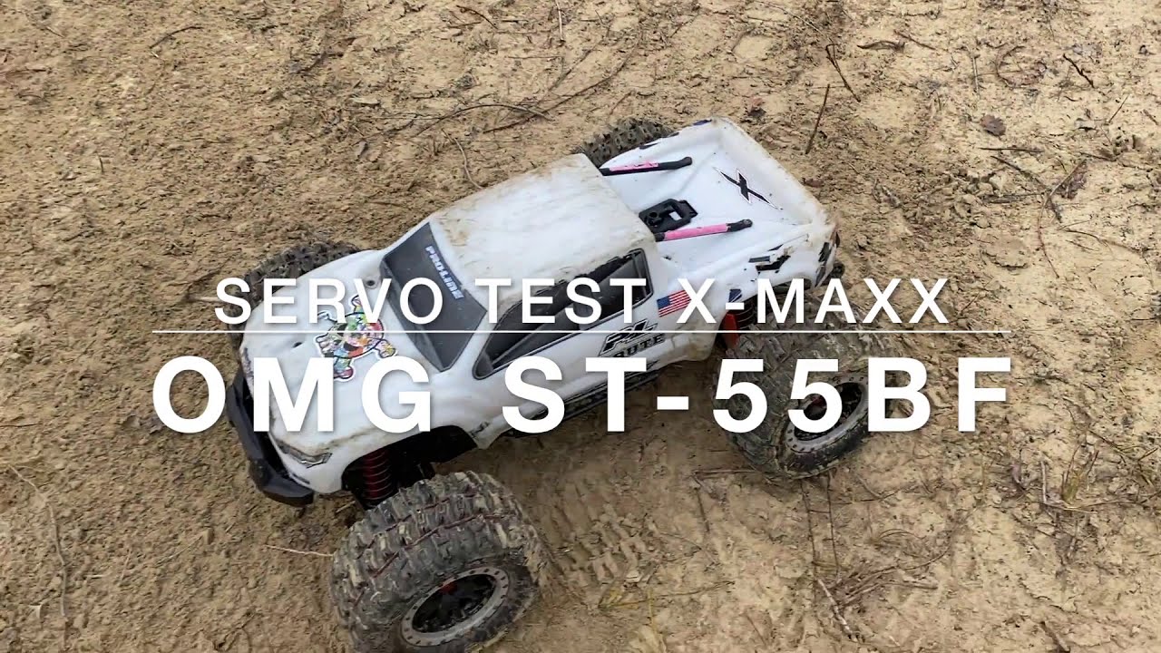 Servo Traxxas XMaxx mit OMG ST55BF brushless