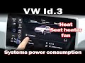 VW Id.3 - Systems Power Consumption