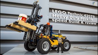 Lego Technic 42079 Heavy Duty Forklift Speed Build Review Youtube