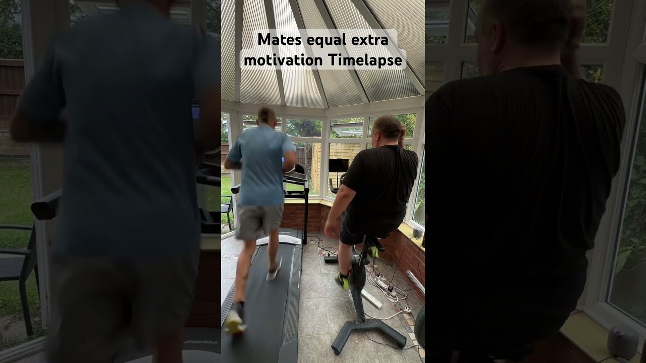 Training with friends gives you extra go. 