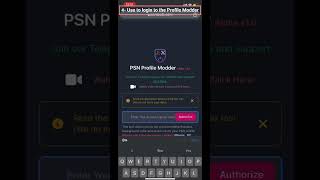 2023 Guide: How to Use PSN Profile Modder on Phone screenshot 3