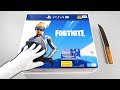 PS4 Pro "FORTNITE EDITION" Console Unboxing (Neo Versa skin bundle) Battle Royale PlayStation 4