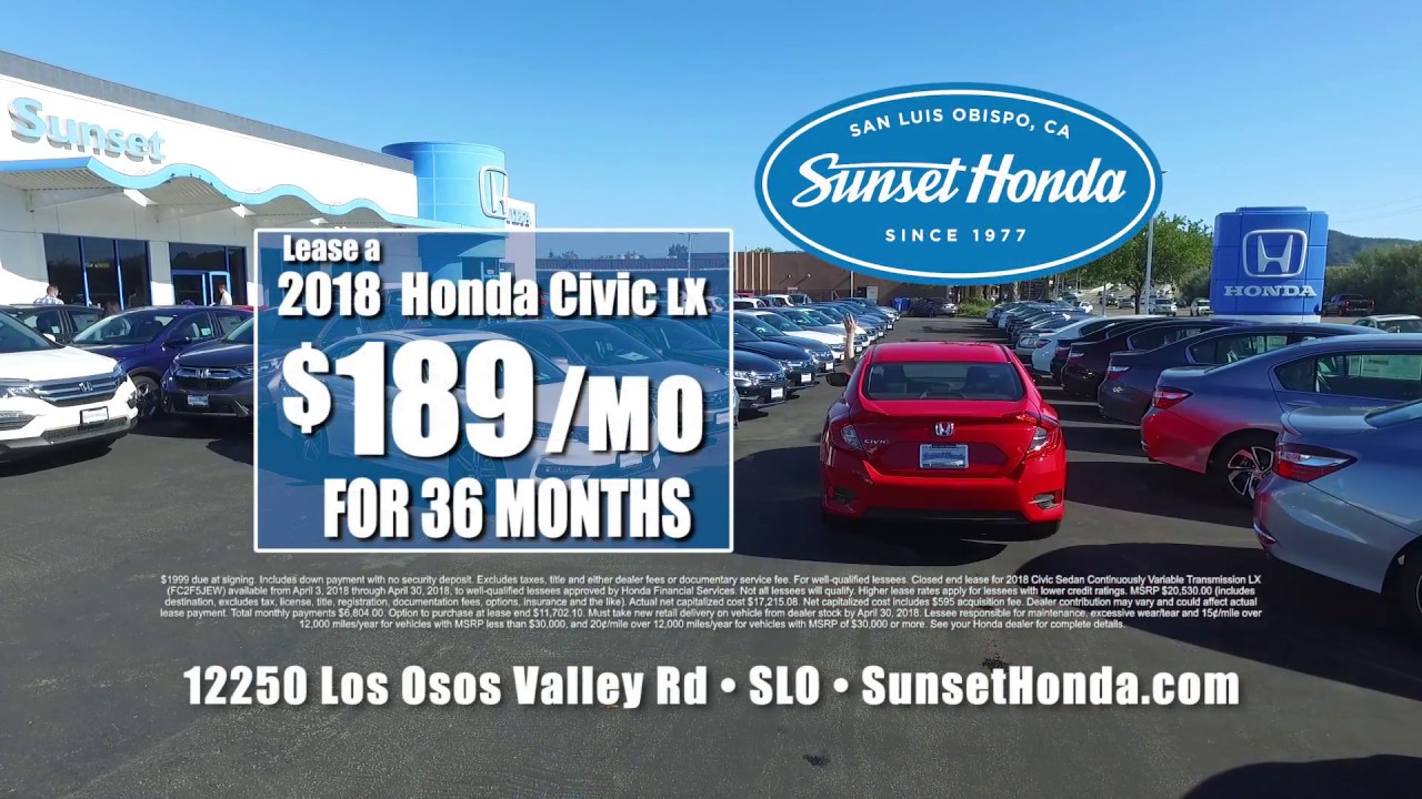 Sunset Honda 2018 Civic YouTube