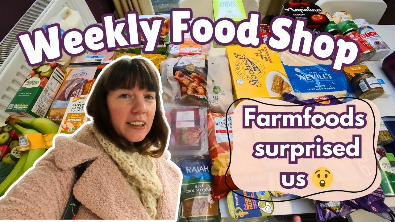 Weekly Grocery Shop on a Budget | Tesco, The Food Warehouse & Farmfoods