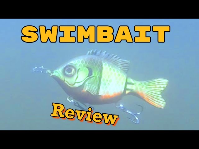 Handmade Lure Review, Swimbait underwater testing