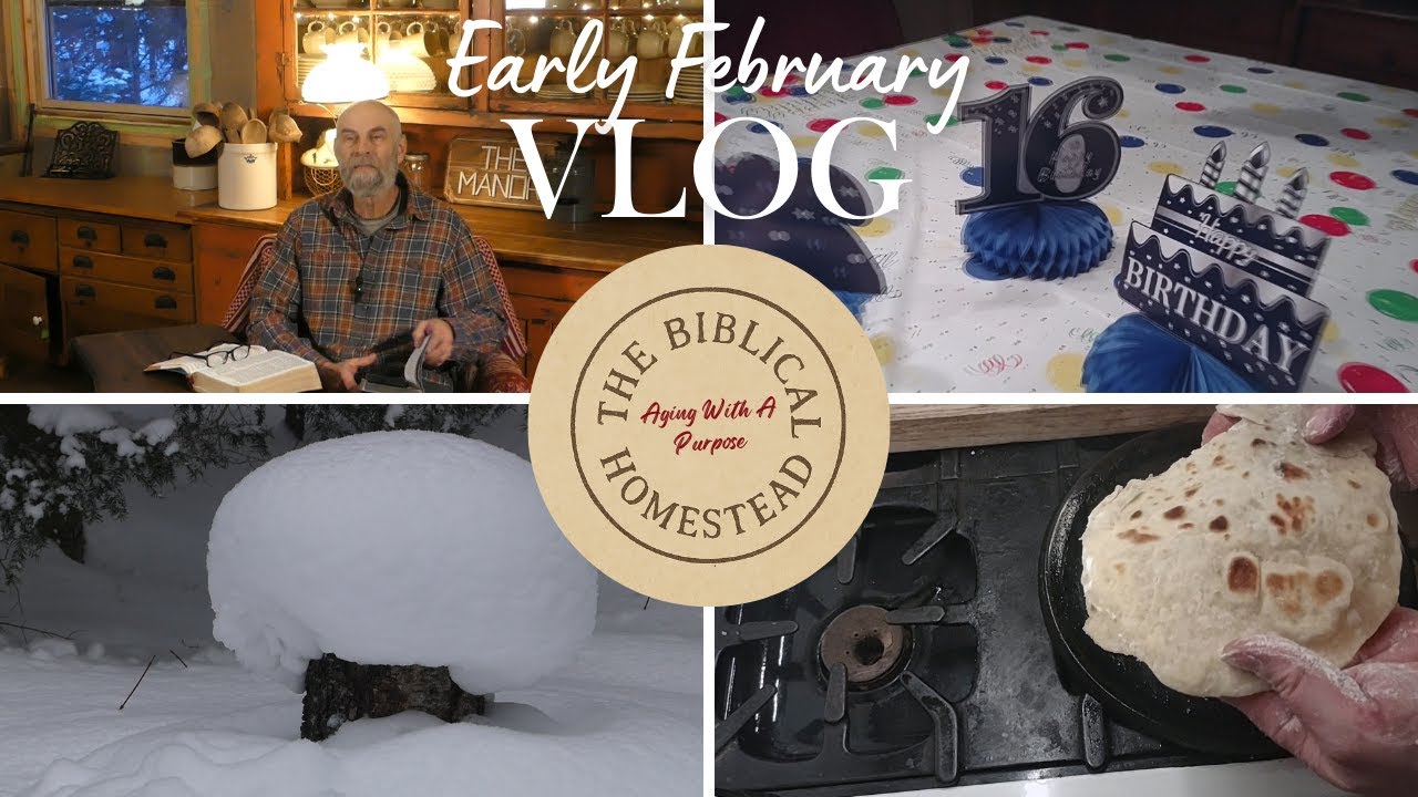 Впереди еще долгая зима ❄️ Появились новые козлята, день рождения и быстрые домашние лепешки.