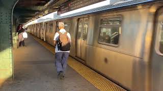 R160A J train Departs Flushing Av