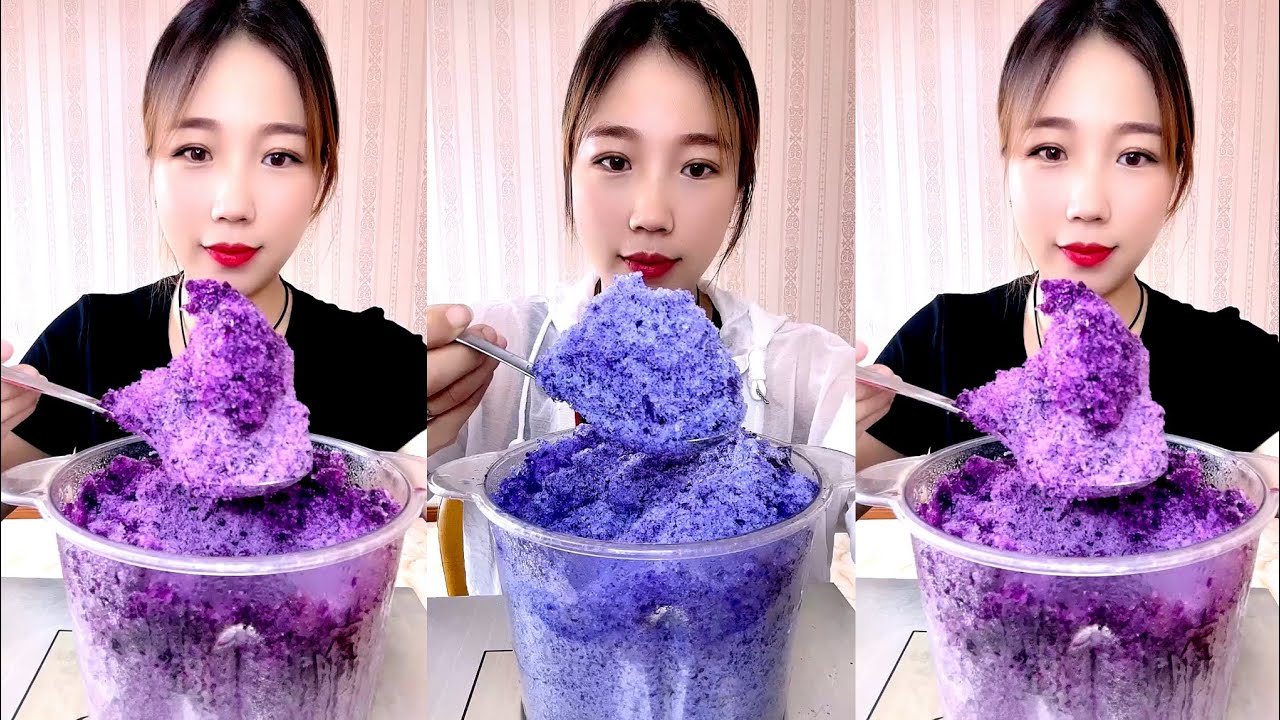 ASMR SHAVED ICE EATING QIAN