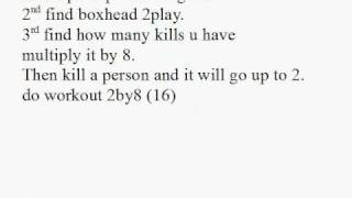 How to get all weapons on boxhead 2 play using cheat engine 5.3.