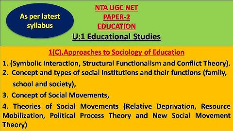 UNIT:1(C). Theories of SM- Relative Deprivation & Resource Mobilisation Theory