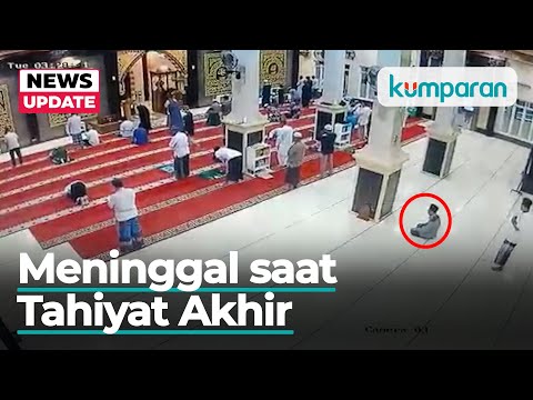 CCTV Detik-Detik Dosen Unhas Meninggal saat Salat di Masjid