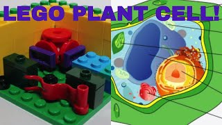 Lego Plant Cell Moc with mitochondria, nucleus, and vacuoles!