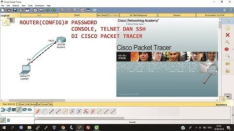 [TUTORIAL]~KONFIGURASI PASSWORD CONSOLE, TELNET DAN SSH