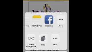 UPDATED Jesus Text Me iPhone App Tutorial screenshot 2