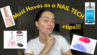 BEGINNER NAIL TECH MUST HAVES
