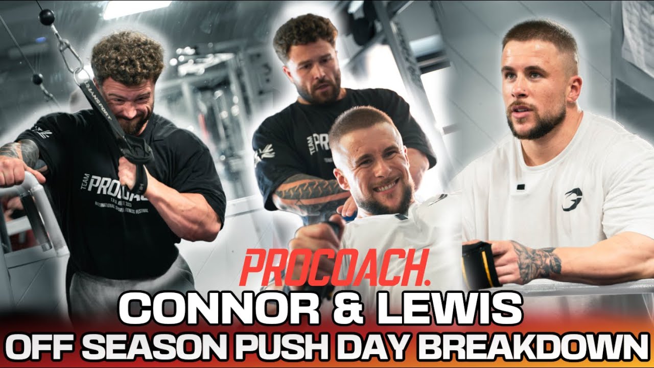 How To Structure Your Offseason Push Day / Connor & Lewis - YouTube