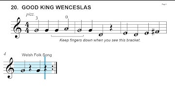 Violn Play Along - Lines 2 through 22 - Essential Elements for Strings (Book 1)