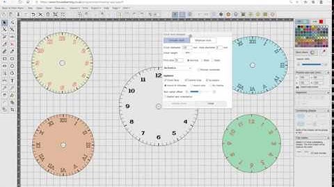 Focus 2D Vector Graphics Designer: Clock Face Designer