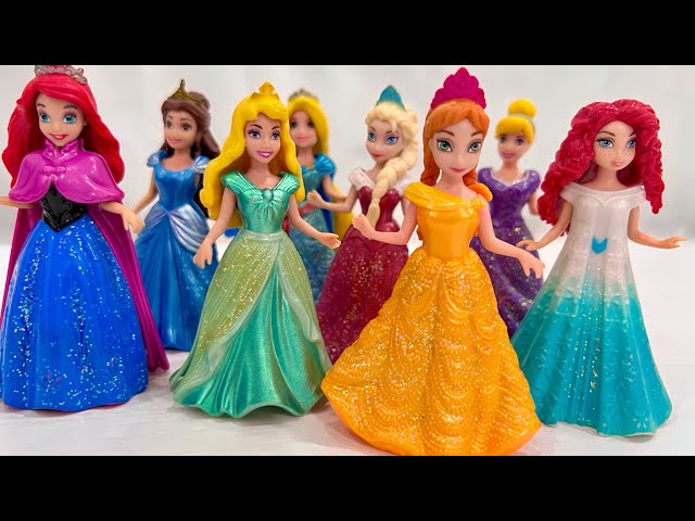 Rainbow Satisfying Video ~ Disney Princess Dress up Transformation ~ DIY Miniature Ideas for Doll