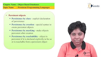Persistent Programming Languages- Object Based Databases - Database Management System