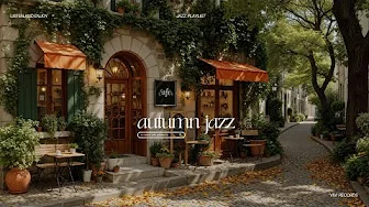 Quiet Autumn Porch Ambience | Begin Happy Days with Gentle Piano Jazz Music & Fresh Ambience To Work