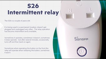 ET#10. Faulty SONOFF S26, good wifi, intermittent relay operation - circuit investigation, easy fix