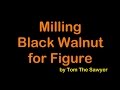 Milling Black Walnut for Figure TTS