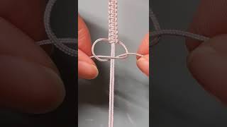 ~making DIY string bracelet~