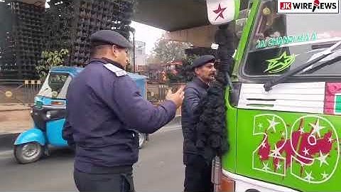 Traffic Police step up enforcement, set up major checkpoint against pressure horns, loud music