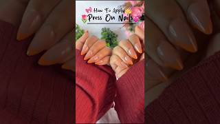 How To Apply Press On Nails 💅 #shorts #meesho #meeshofinds #pressonnails #howto #ashortaday