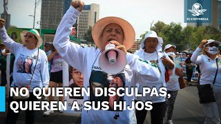 “No queremos flores... sino a nuestros hijos”