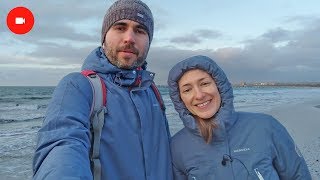 Анапа 1.01.2018 Погода, море, шторм, центральный пляж. Детский парк в Анапе