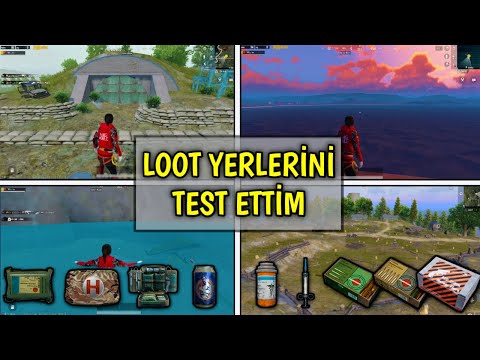 KİMSENİN ATLAMADIĞI YERLERE ATLAYIP LOOT TESTİ YAPTIM!! 💰 - Pubg Mobile Karşılaştırma