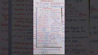 #mathematics 📐📊📚# coordinate geometry // notes 📝