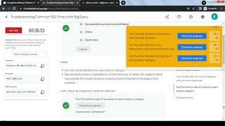 Troubleshooting Common SQL Errors with BigQuery GSP408 | GoogleCloudReadyFacilitator Program| track3