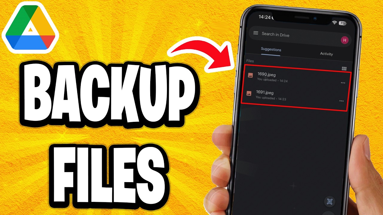 How To Backup Files To Google Drive - YouTube