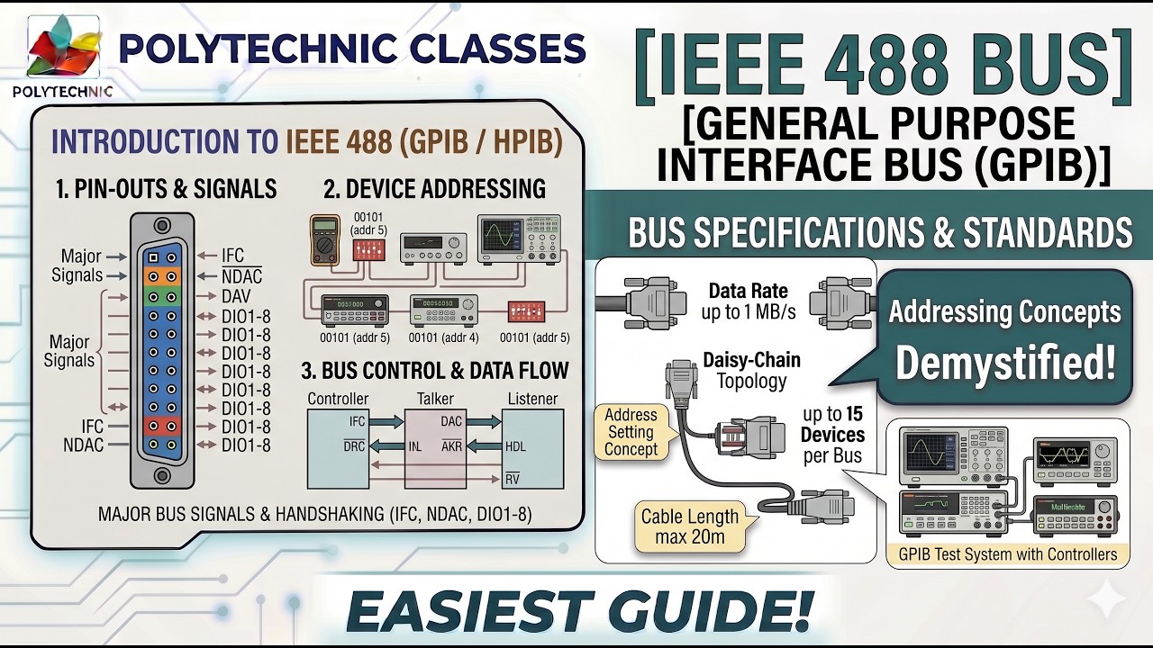 Ieee 488 Code Example Introduction to IEEE 488 (GPIB) | Working & Basics Explained ...