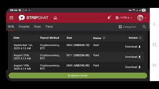 Any rejected payment of Stripchat Having Solved 100%