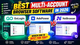 Best Multi-Account Browser Software in 2026 | GoLogin vs AdsPower vs Nst Browser🔥 screenshot 3
