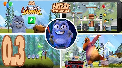 Grizzy and the Lemmings: Lemming Launch - Gameplay Walkthrough Part 0.3 (Android, IOS)