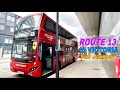 London doubledecker bus ride route 13 north finchley to victoria