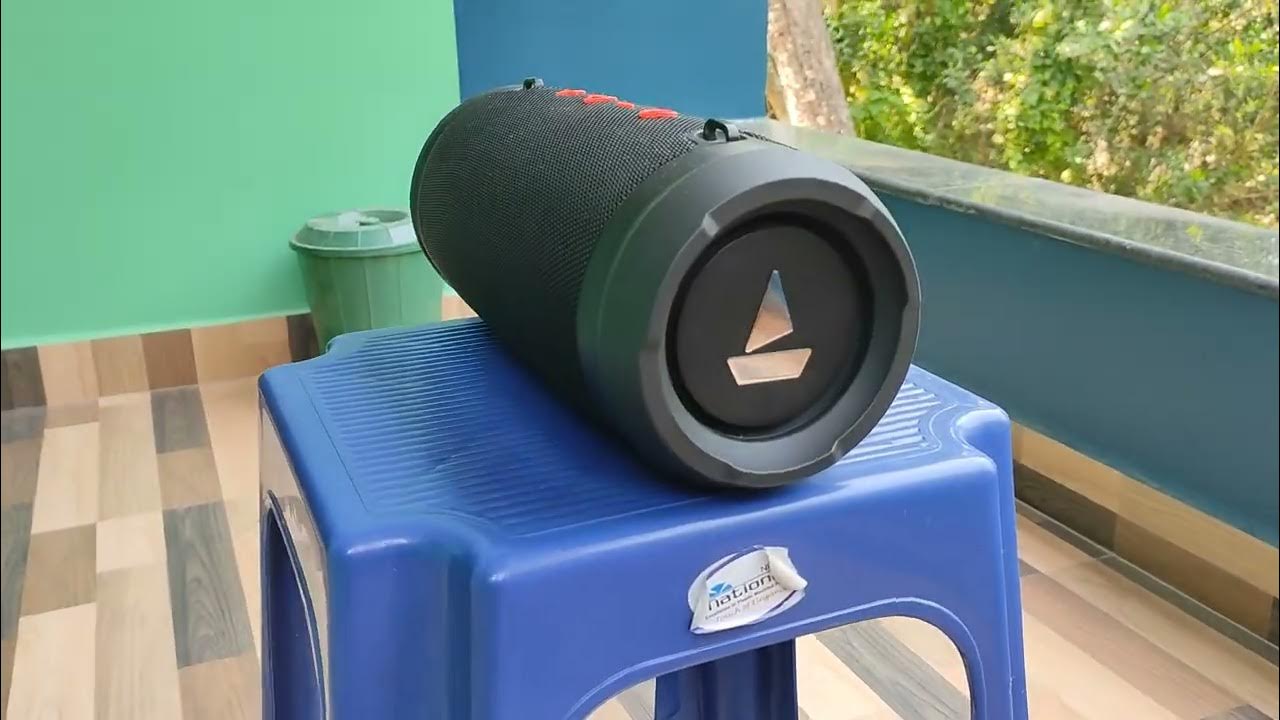 BOAT STONE 1508 Bluetooth speaker 🔊 , sound test. use headphone to
